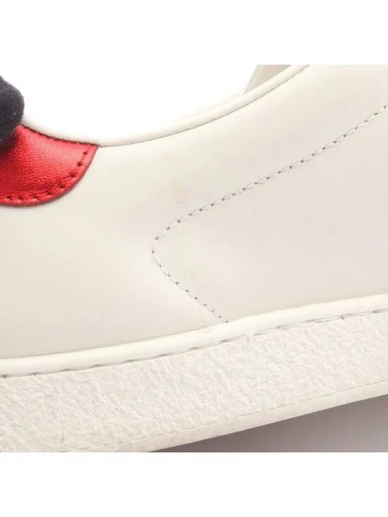 Gucci Sneakers Ace Stripe Leather Shoes - Picture 8 of 14